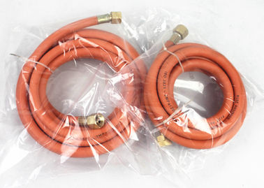 Pomarańczowy wąż gazowy 6 mm NBR Lpg do zastosowań przemysłowych