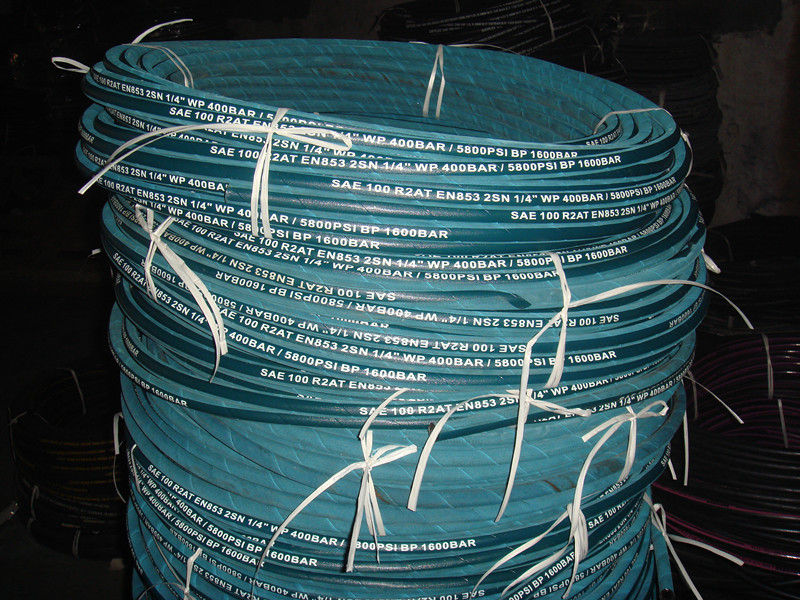 Wąż wysokociśnieniowy do pralki z gumą syntetyczną 1/4 &quot;NBR, kolor niebieski