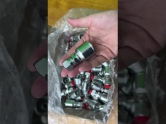 Podwójne sześciokątne jednoczęściowe urządzenia JIC Kobieta 74 stopnie stojak stożkowy łączniki hydrauliczne (26711DY)