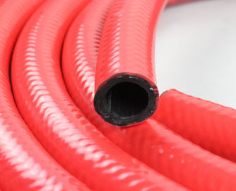 Czerwony wąż dozujący paliwo ID 1 cala 30 barów, pleciony wąż paliwowy do cysterny paliwowej