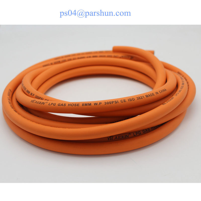 BS EN16436 1/4 cala Gumowa rura węża gazowego LPG, wąż propanowy