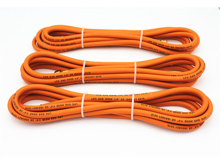 Elastyczny wąż propanowy 1/4 cala, elastyczny wąż gazowy Kolor pomarańczowy