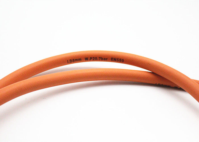 EN559 ISO3821 Wysokociśnieniowy wąż gazowy Lpg 2 MPa 20 BAR 8MM do kuchenki gazowej