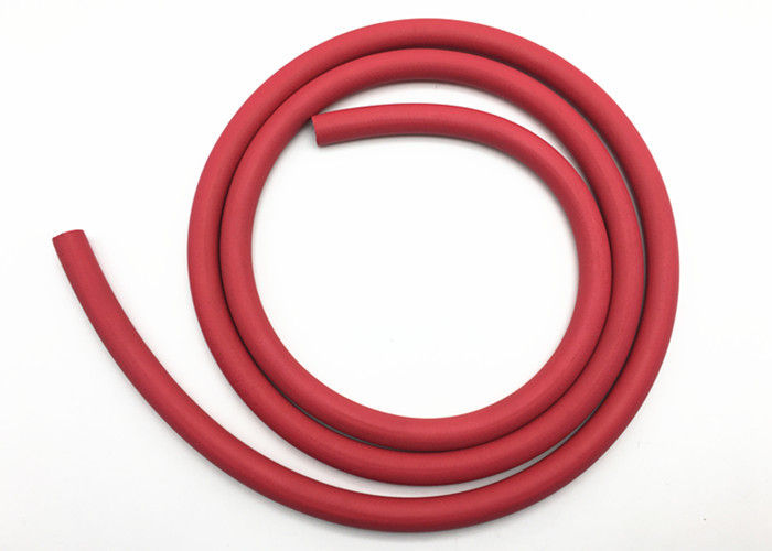 Wąż sprężonego powietrza w oplocie z czerwonego materiału / elastyczny wąż gumowy B.P 900psi