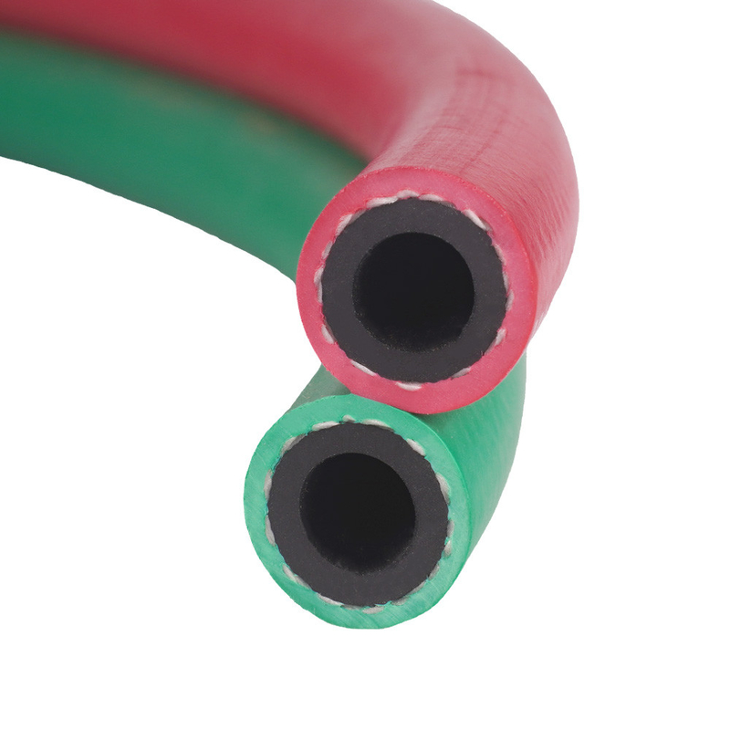 Gorąca sprzedaż ISO3821 stopnia R 10 mm EPDM Twin Welding Rubber Hose dla tlenu / acetylenu