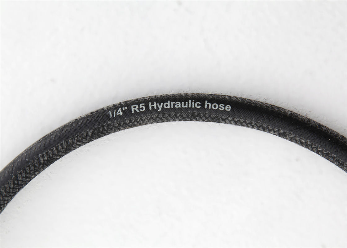 Oplot tekstylny 1/4 &quot;Przewodowy wysokociśnieniowy wąż hydrauliczny SAE 100 R5