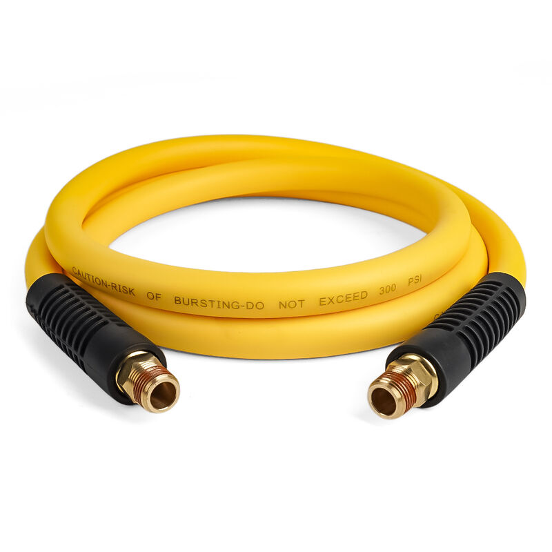 Industrial Hybrid Air Line – Ultra-Flexible Rubber–PVC Hose, 300 PSI Rated for Pneumatic Equipment