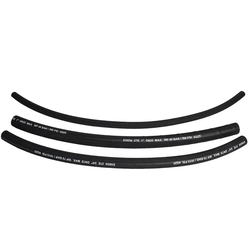 EN854 3TE Węża hydrauliczna z tkaninami z syntetycznej gumy odpornej na olej i wzmocnieniem włókienniczym o wysokiej wytrzymałości zatwierdzona przez MSHA / CE