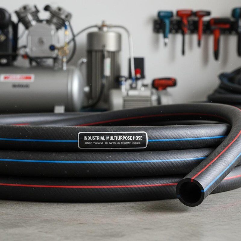 Przemysłowy Wąż Gumowy Wielozadaniowy do Maszyn Górniczych z Rurką Odporną na Olej z Nitrylu i Wzmocnieniem Tekstylnym o Wysokiej Wytrzymałości