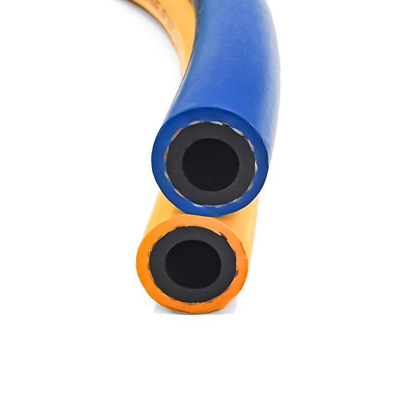 EPDM Syntetyczna gumka Twin Welding Hose z ciśnieniem roboczym 300 PSI i certyfikatem ISO 3821 dla placówek budowlanych