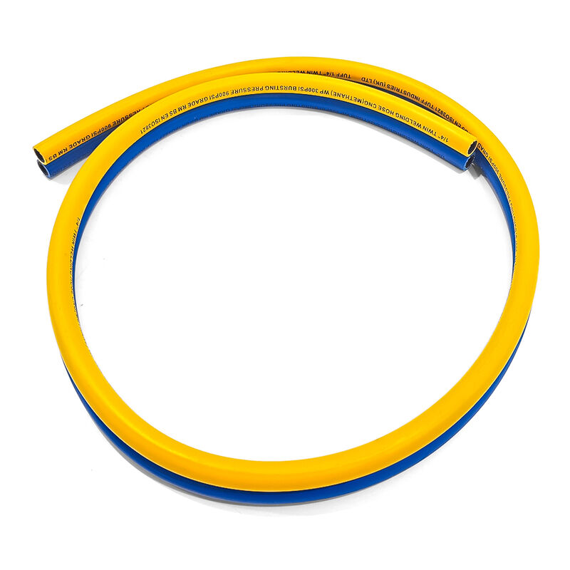 EPDM Syntetyczna gumka Twin Welding Hose z ciśnieniem roboczym 300 PSI i certyfikatem ISO 3821 dla placówek budowlanych