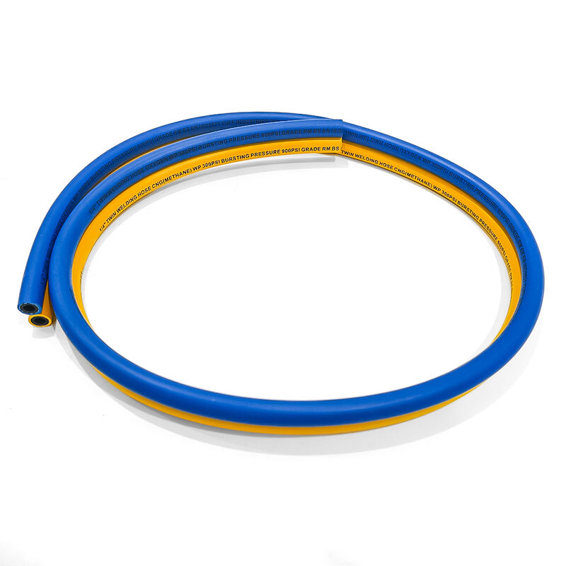 EPDM Syntetyczna gumka Twin Welding Hose z ciśnieniem roboczym 300 PSI i certyfikatem ISO 3821 dla placówek budowlanych