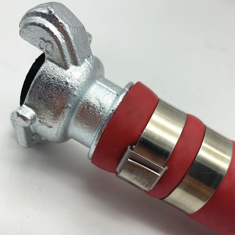 Wąż pneumatyczny z podwójnym paskiem z czerwonego gumowego młotka pneumatycznego ze złączami amerykańskimi