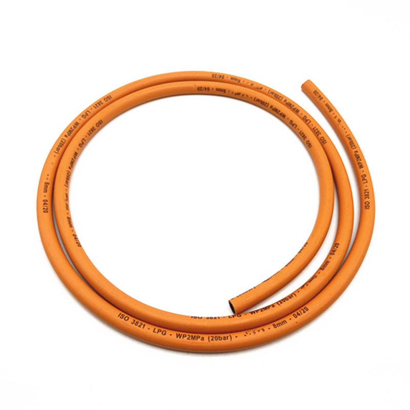 16-calowy 20-stopowy pomarańczowy elastyczny wąż do gazu ziemnego o dobrej przepuszczalności