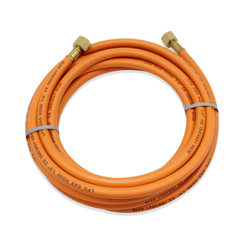 EN16436 5/16 &quot;NBR Materiał Pomarańczowa gumowa rura gazowa LPG wysokiego ciśnienia