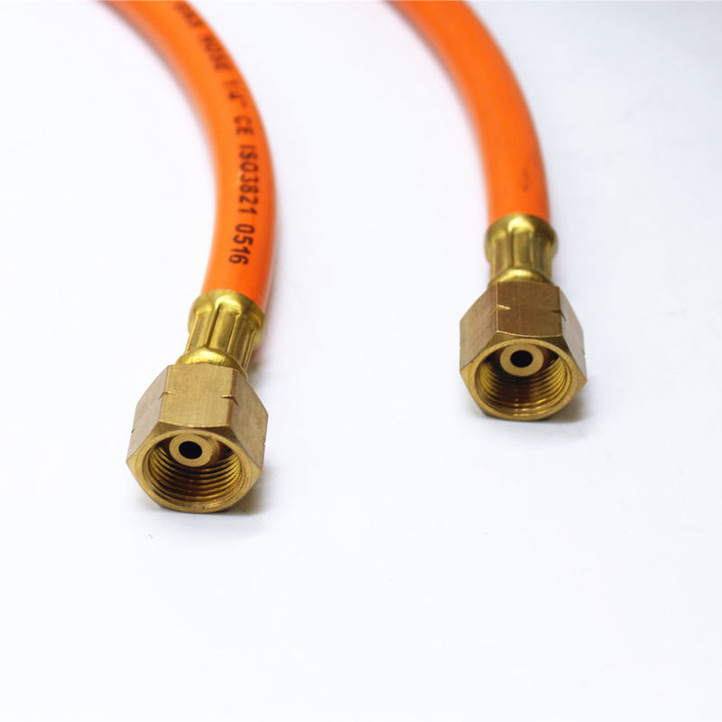 BS EN559 Pomarańczowy gumowy wąż gazowy LPG ID 6 mm do 13 mm Gładka powierzchnia