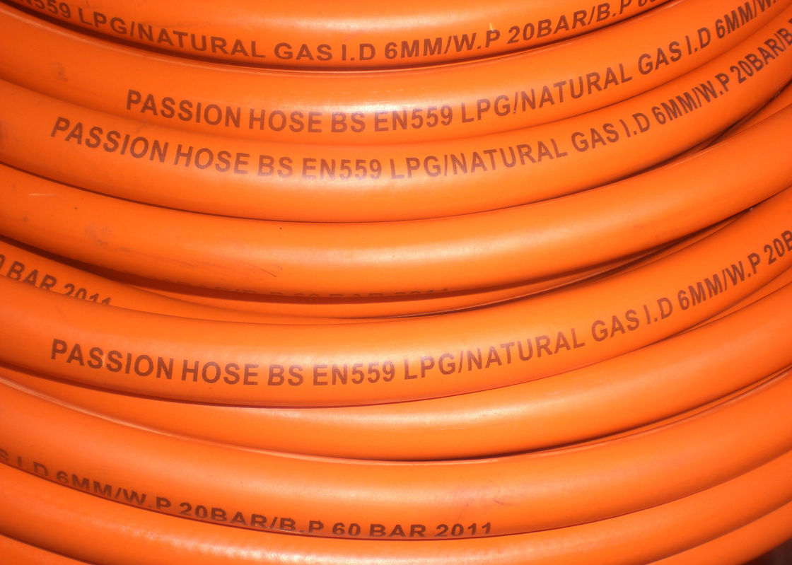 Średnica wewnętrzna Rozmiar 13MM Wąż gazowy LPG, ciśnienie rozrywające 60 bar 900 Psi