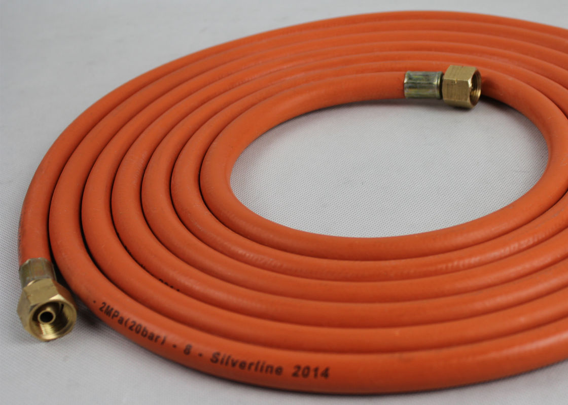 Czerwony elastyczny wąż propanowy, 8 mm wąż gazowy o wysokiej odporności na olej