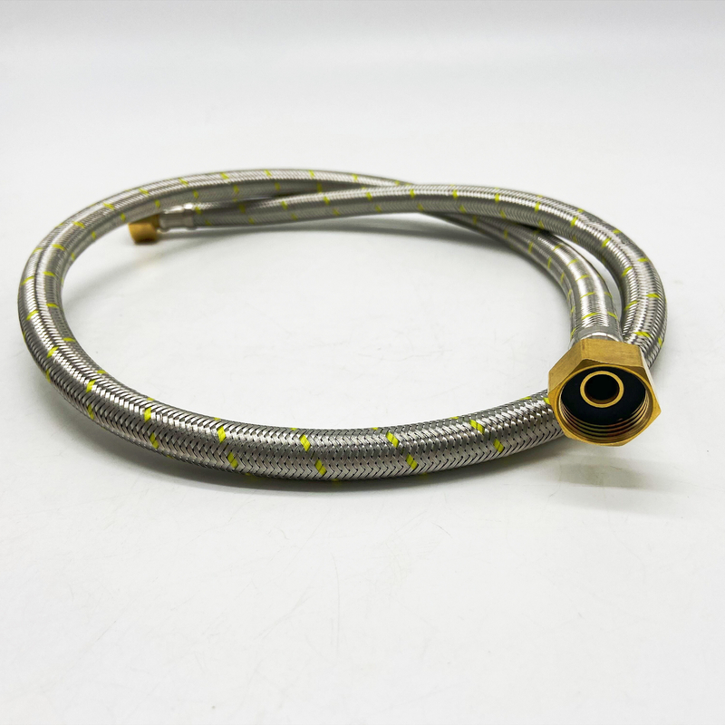 Elastyczny wąż gazowy z oplotem ze stali nierdzewnej 1/2&quot; HI-HI 60cm 100cm